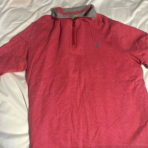 Men's Estate-Rib Cotton Quarter-Zip Pullover
